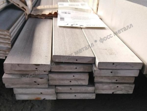 Полоса нержавеющая матовая горячекатаная AISI 304  60х6 длина 3м — фото 2